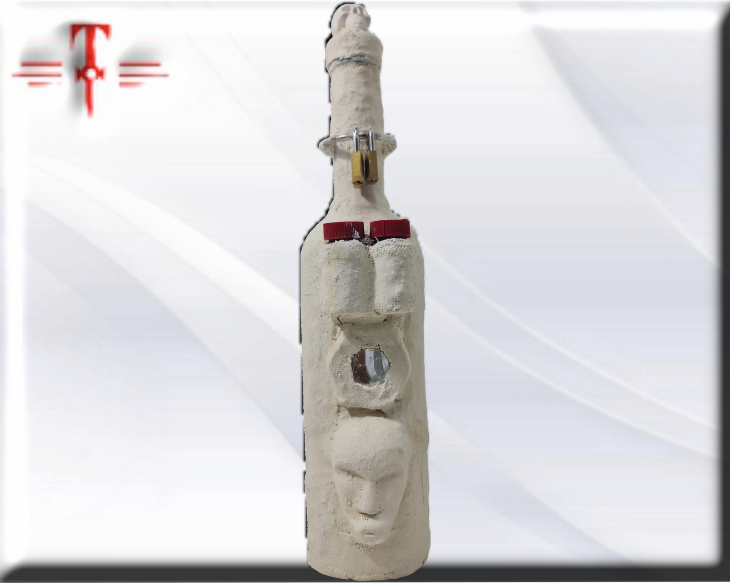 Botella Mágica Fetiche , evolucion espiritual , fortuna , videncia , secretos del vodun