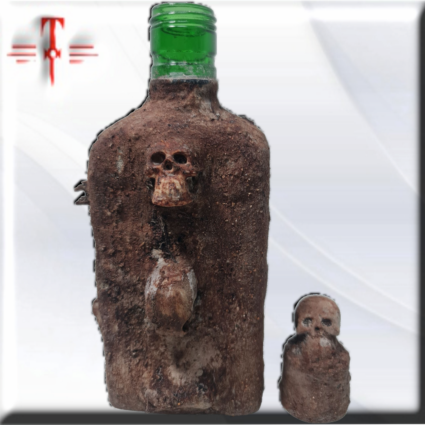 Fetiche Botella Limpieza espanta espiritus , secretos del vudu africano