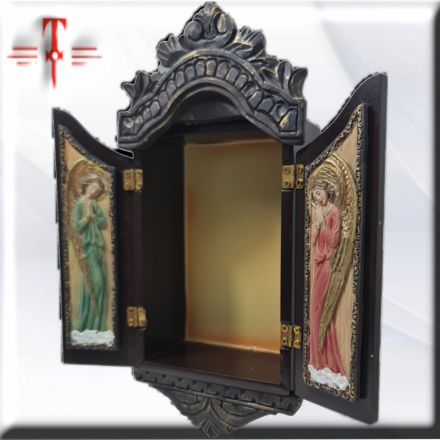 Hornacina de madera , Capilla , Santos y Vírgenes católicos , productos Religiosos