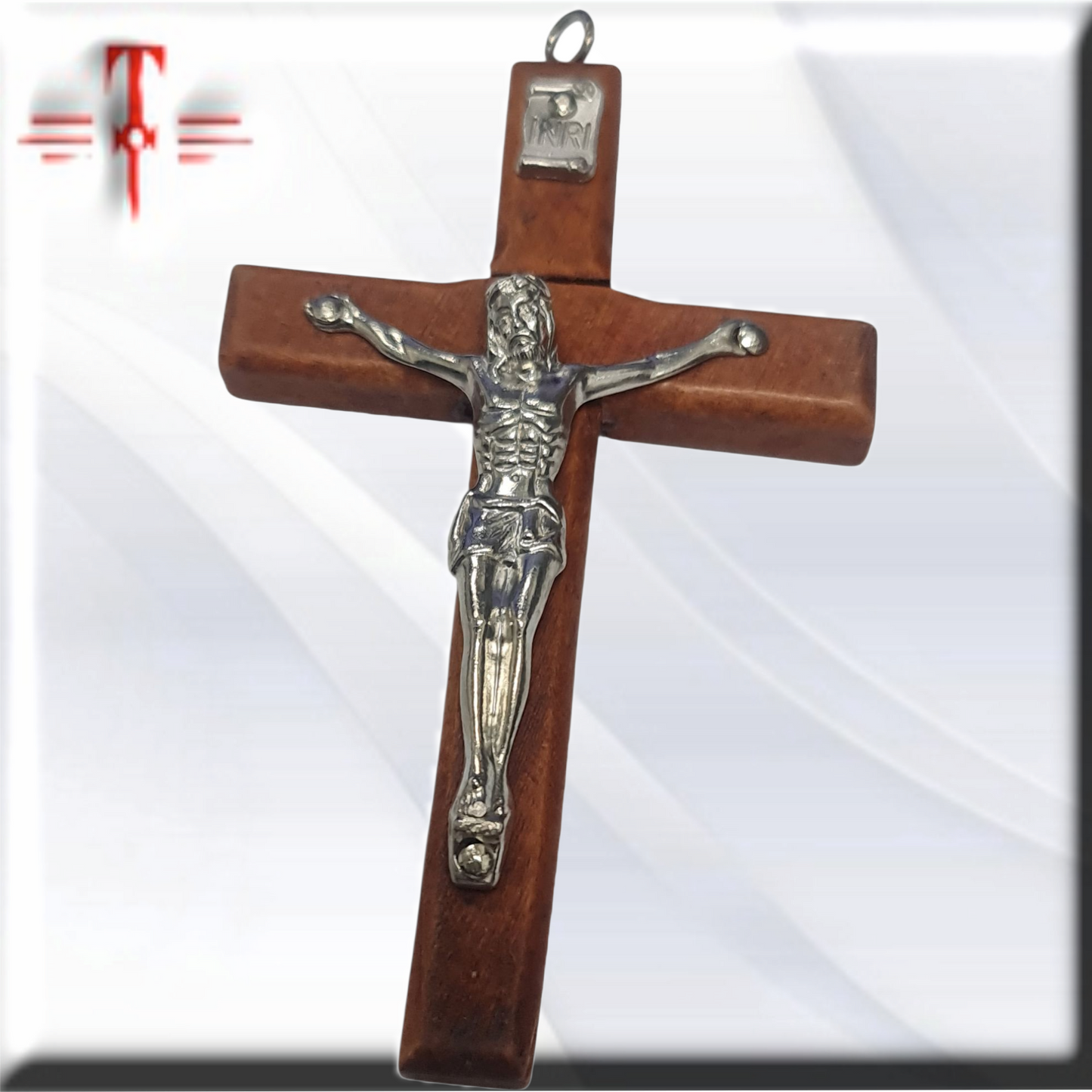 Cruz de madera 9cm , Joyeria religiosa