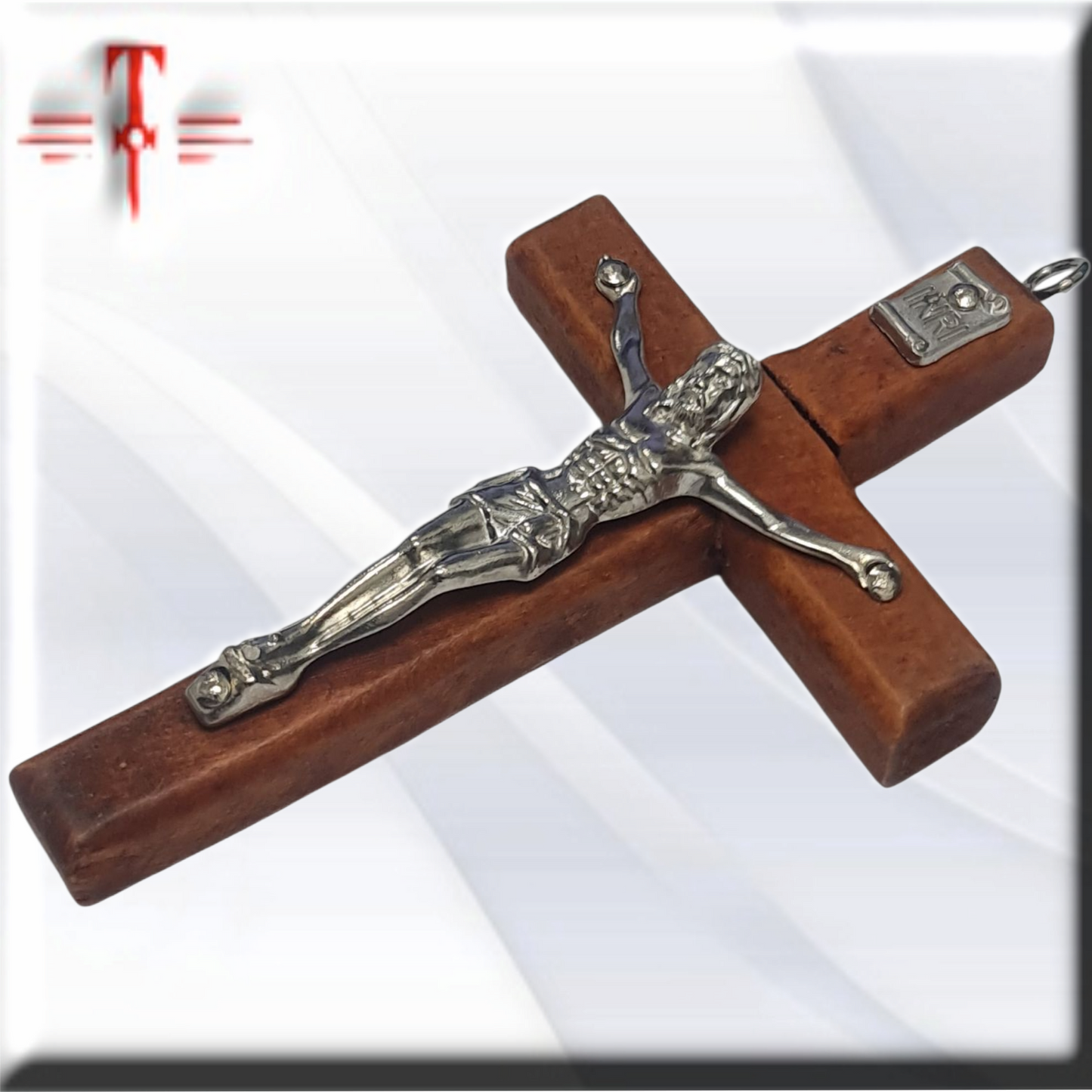 Cruz de madera 9cm , Joyeria religiosa