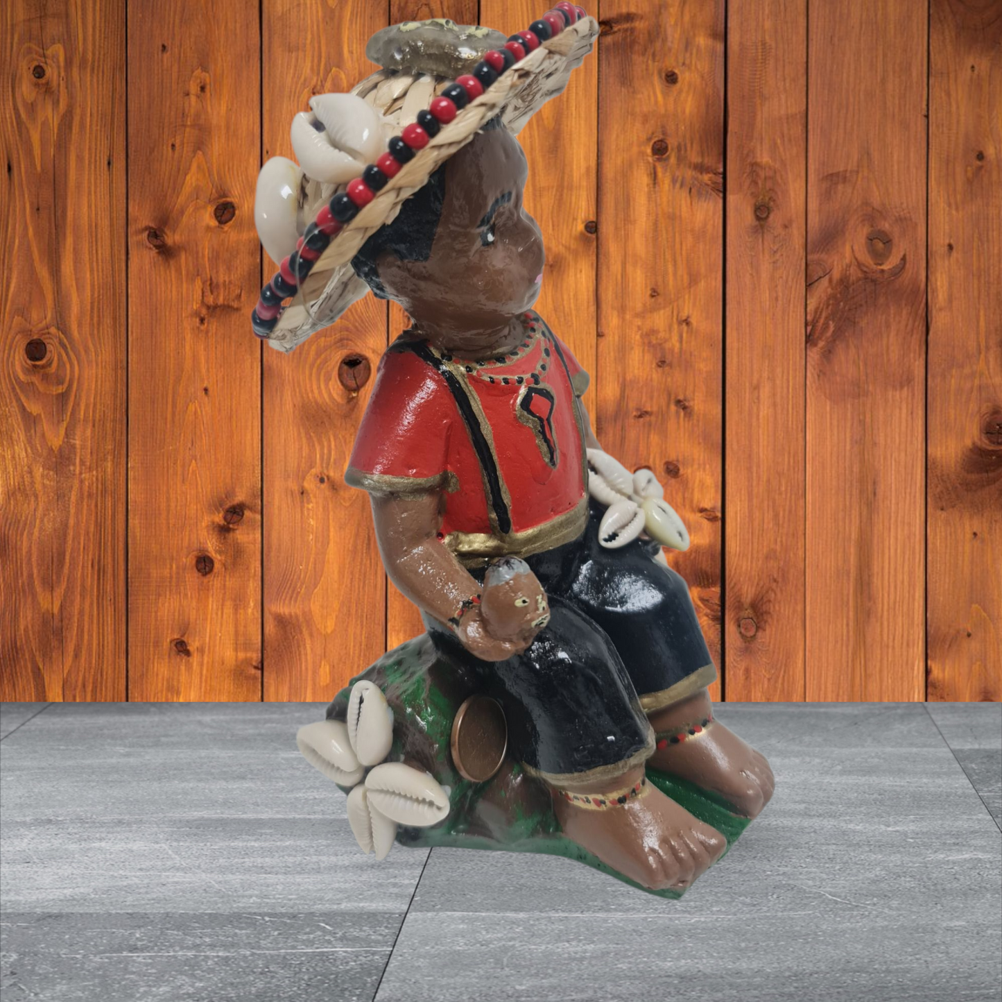 Statue des Kindes Eleggua, Santeria orisha Yoruba, Religion