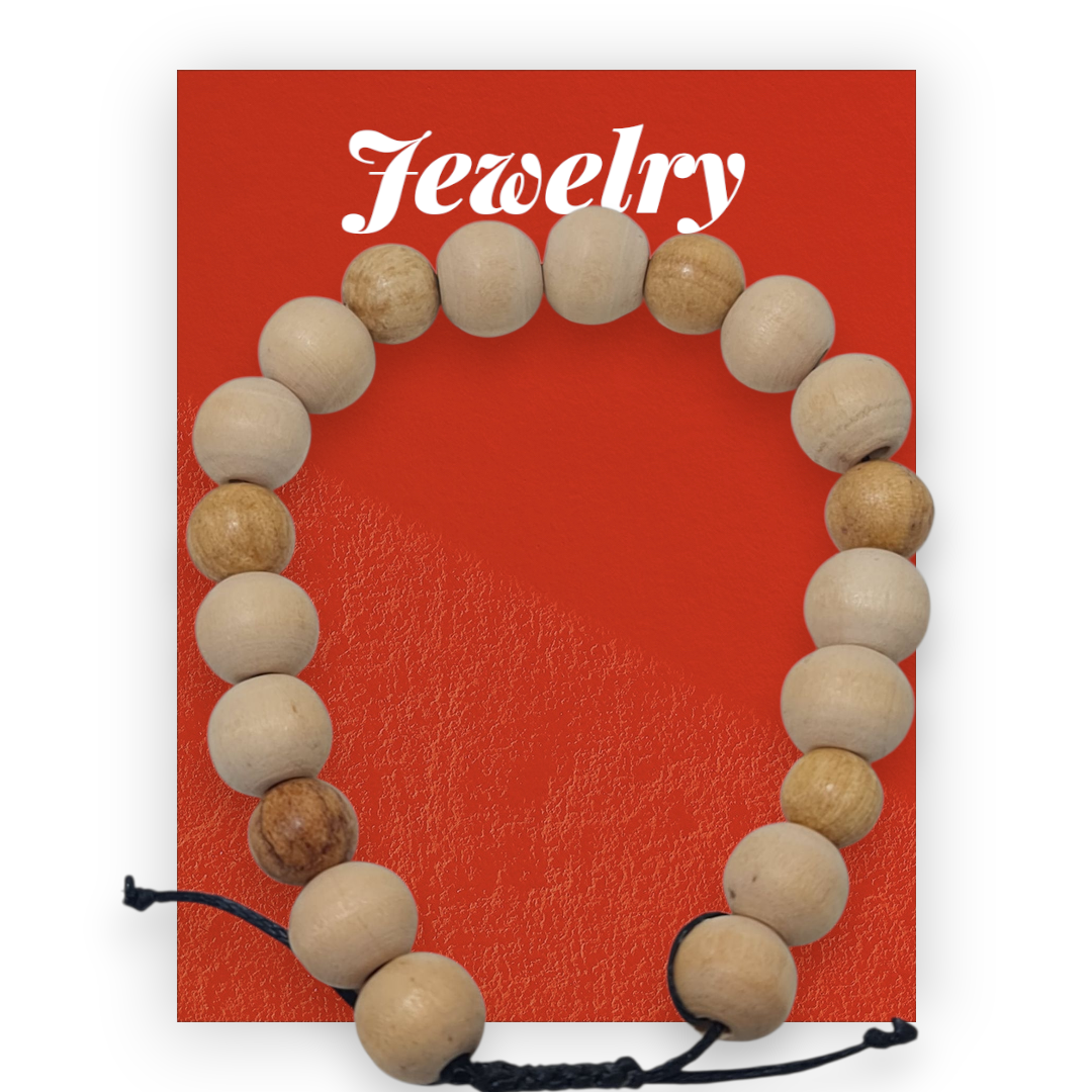 Pulsera de Palo santo y Abedul