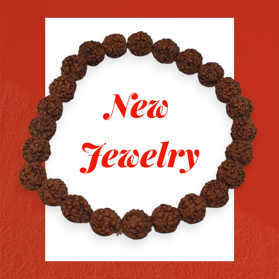 Pulsera semilla rudraksha