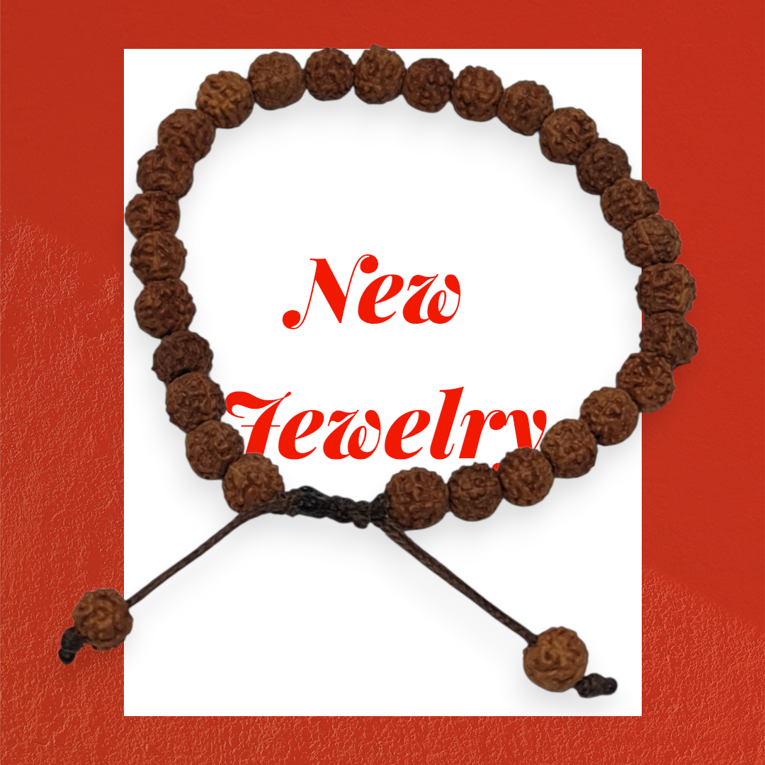 Pulsera semilla rudraksha