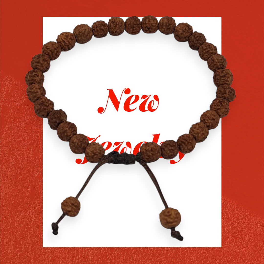 Pulsera semilla rudraksha