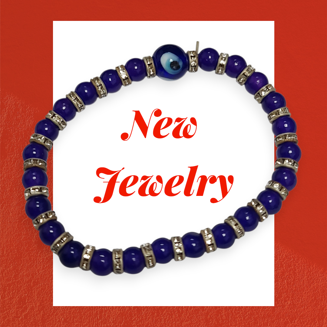 Pulsera azul ojo turco