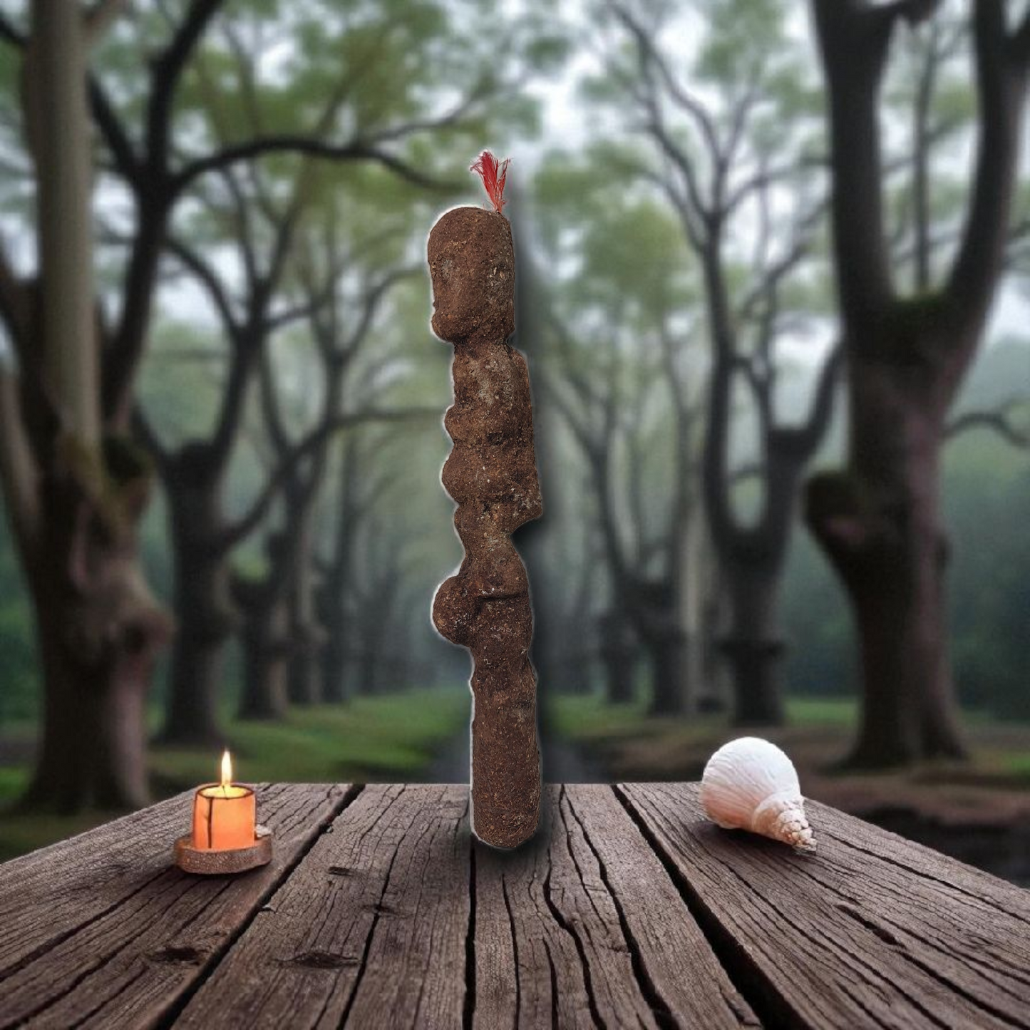 Olugbohun-Kraftfetisch, afrikanisches Amulett, Geheimnisse von Vodun