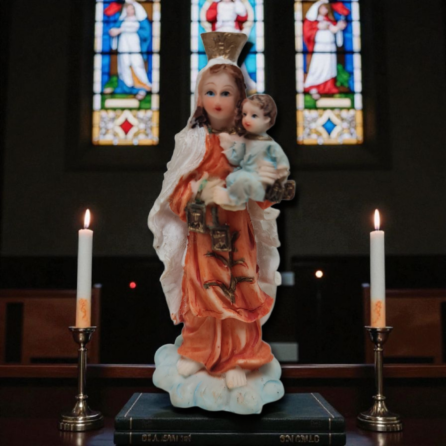 Virgen del Carmen . Santos y vírgenes católicos, productos religiosos