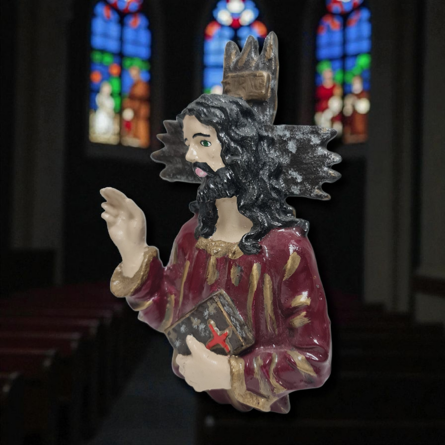 colgador sagrado corazon de Jesus , virgenes y santos catolicos