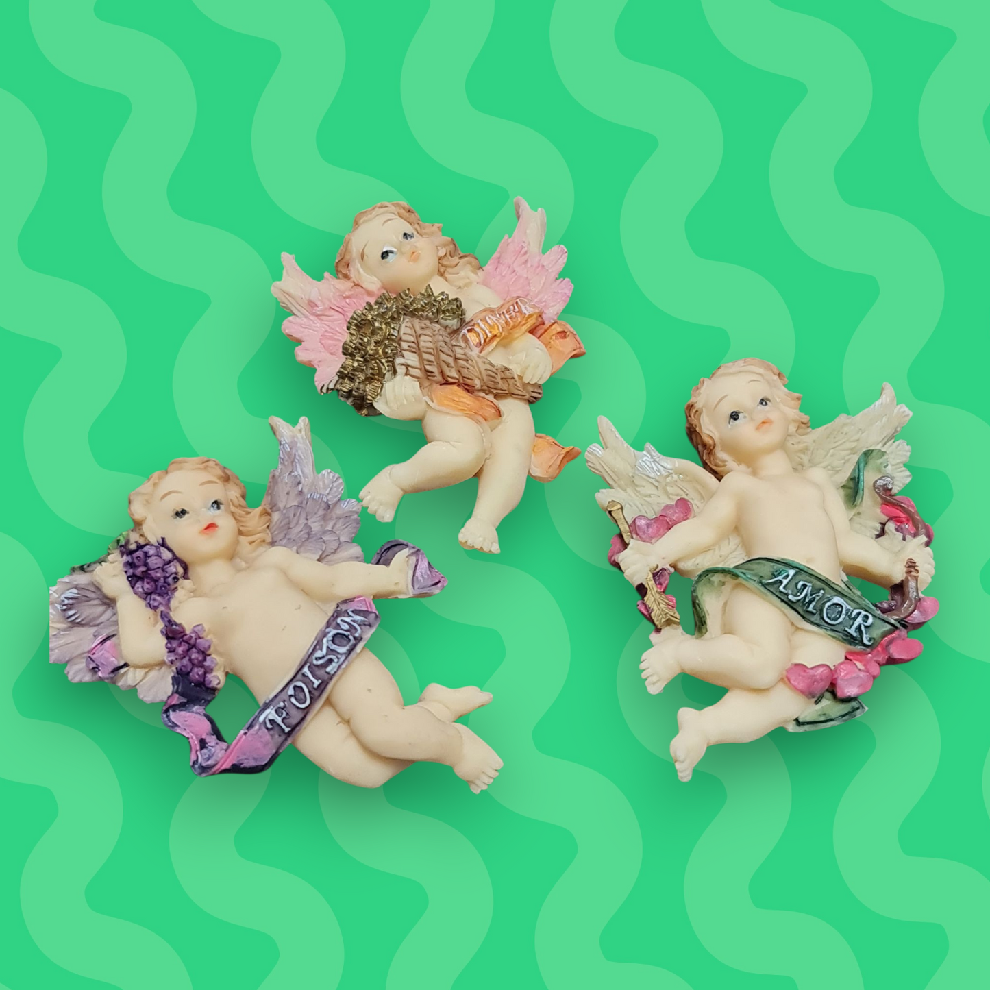 Pack 3 Angelitos de la abundancia