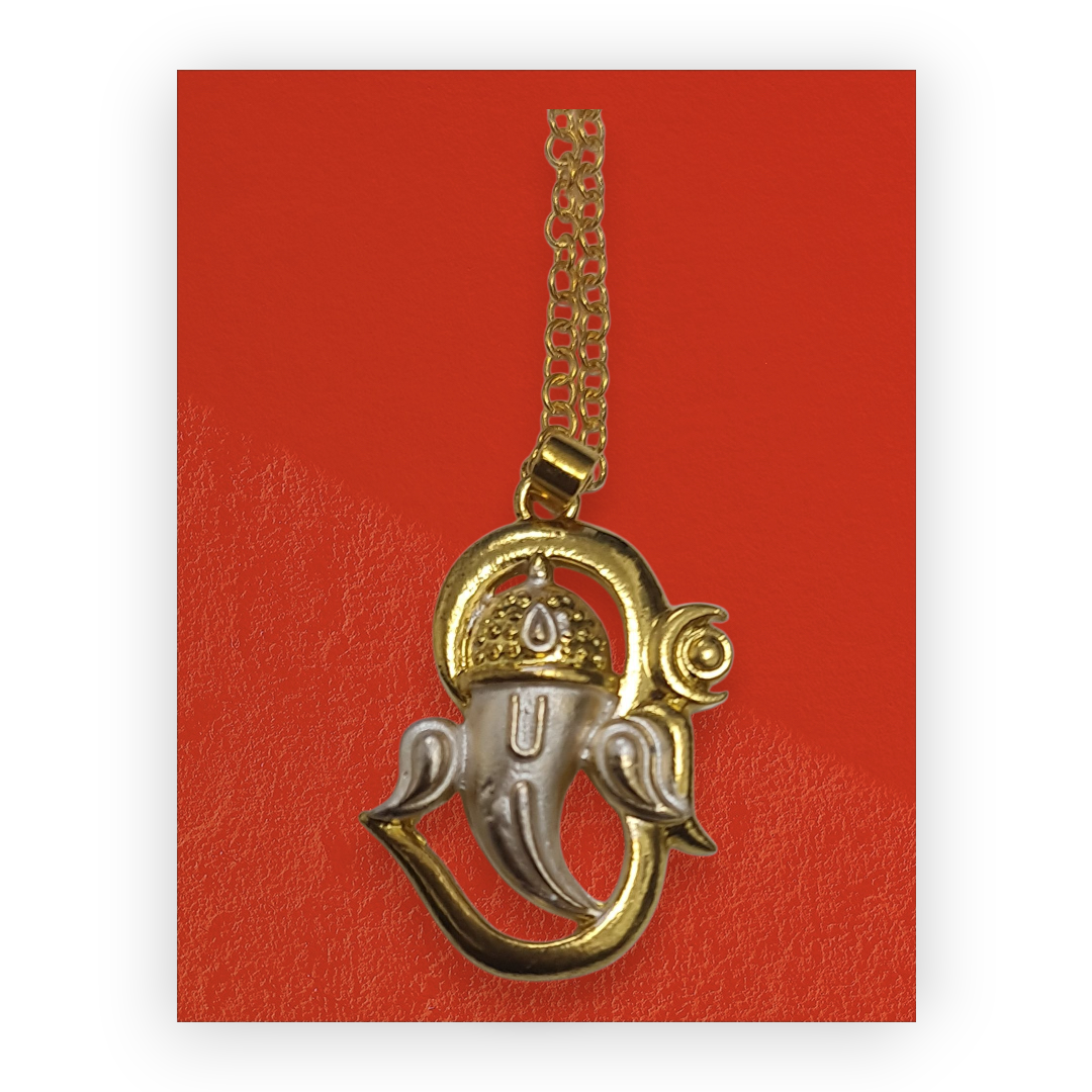 colgante Ganesha dorado