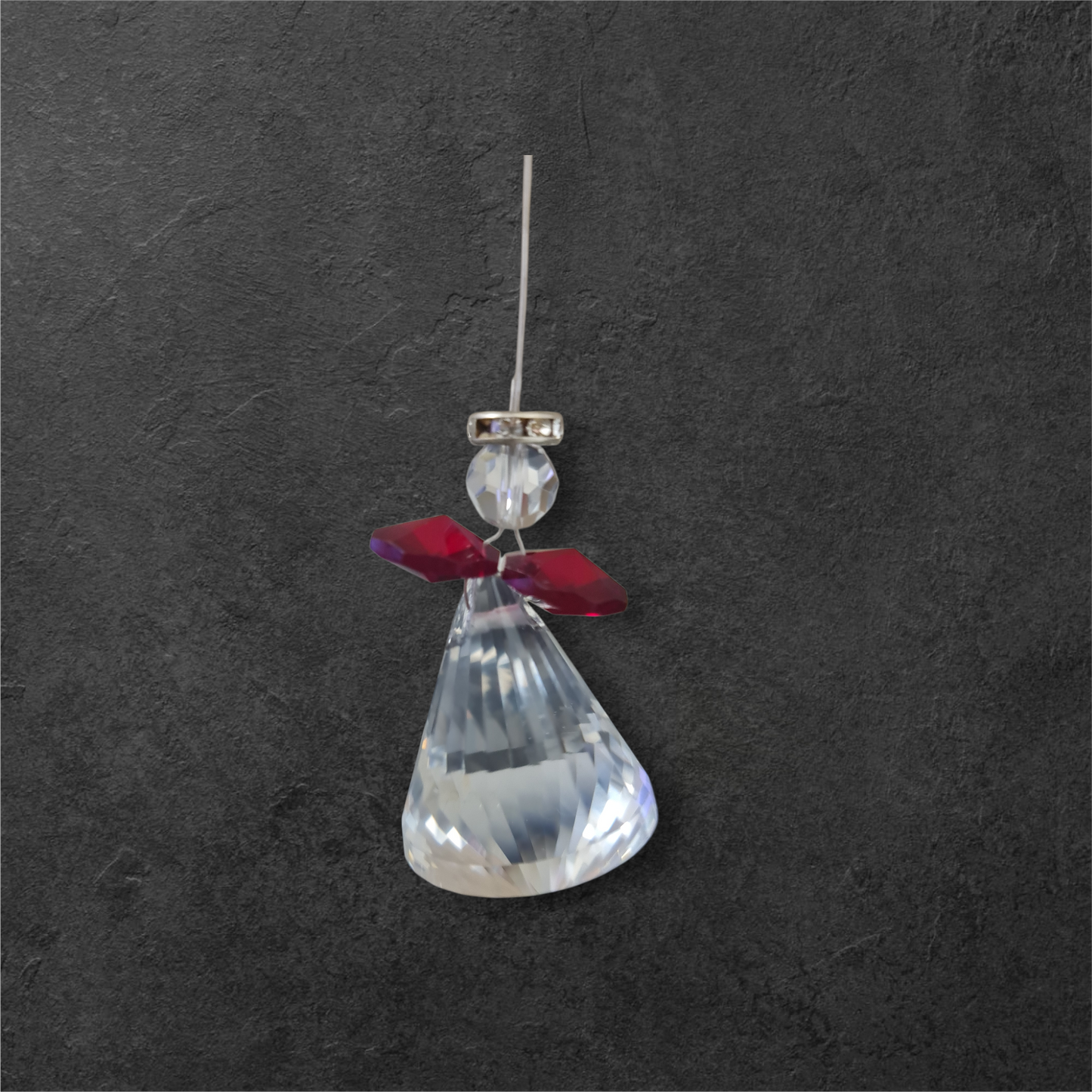 ángel de cristal facetado Feng Shui