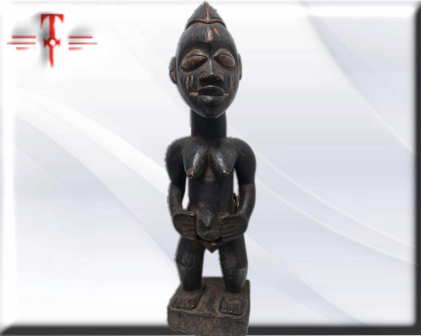 Fetiche africano Congo Tribal , arte Africano , Galería de arte , hecho a mano