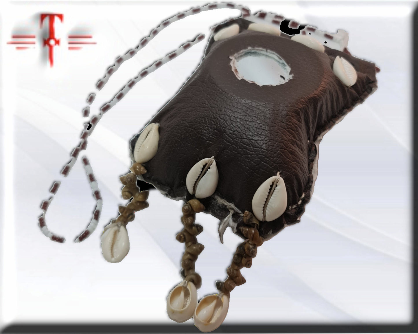 Collar amuleto para incrementar la videncia , artesanía ancestral africana Fon