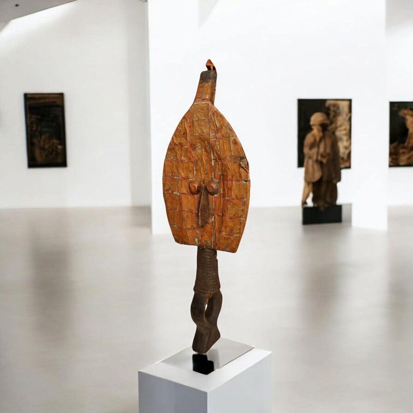 Fetiche Bamún Camerún , arte Africano , Galería de arte , hecho a mano