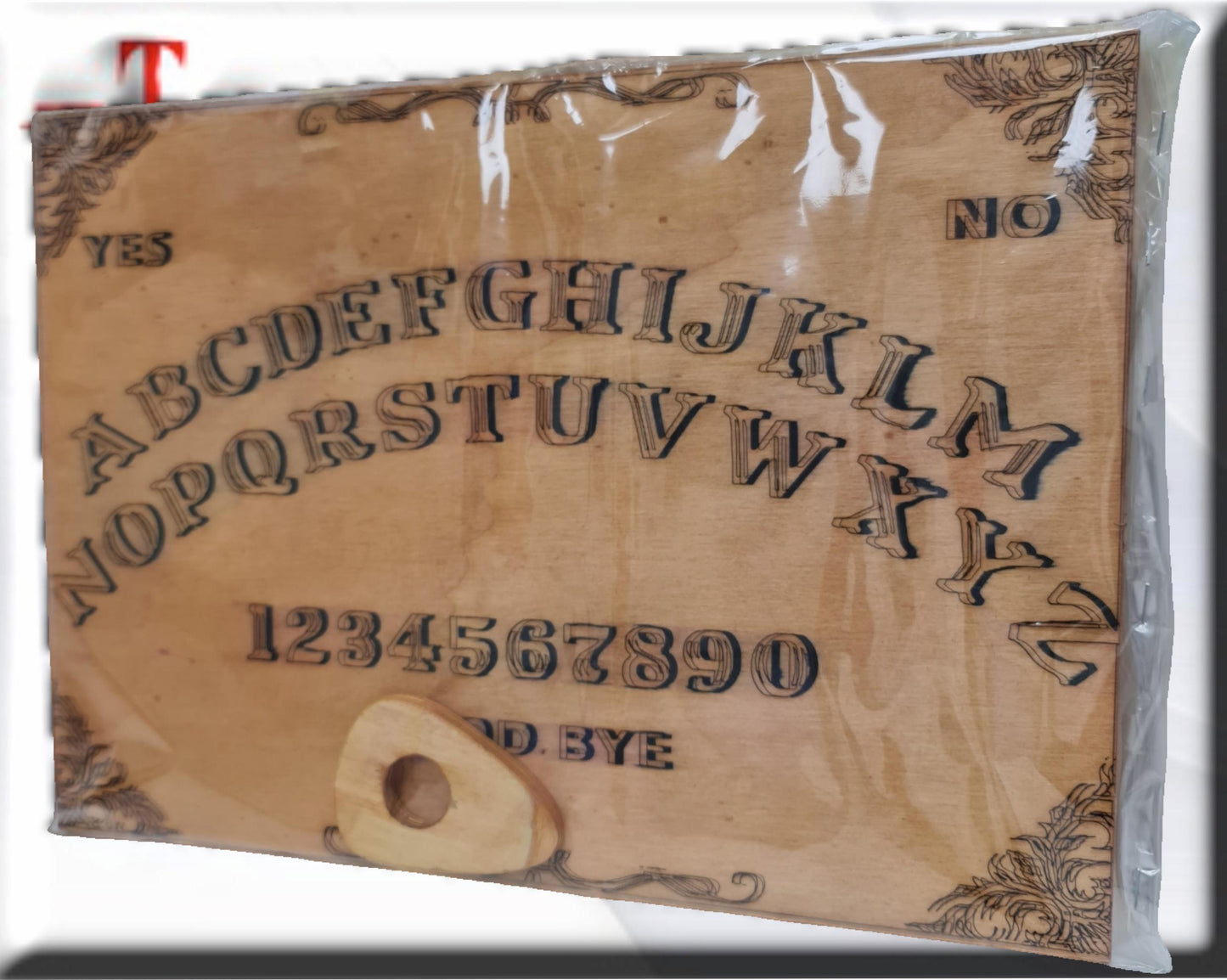 Tablero OUIJA madera , libros esotéricos , Ocultismo , parapsicología