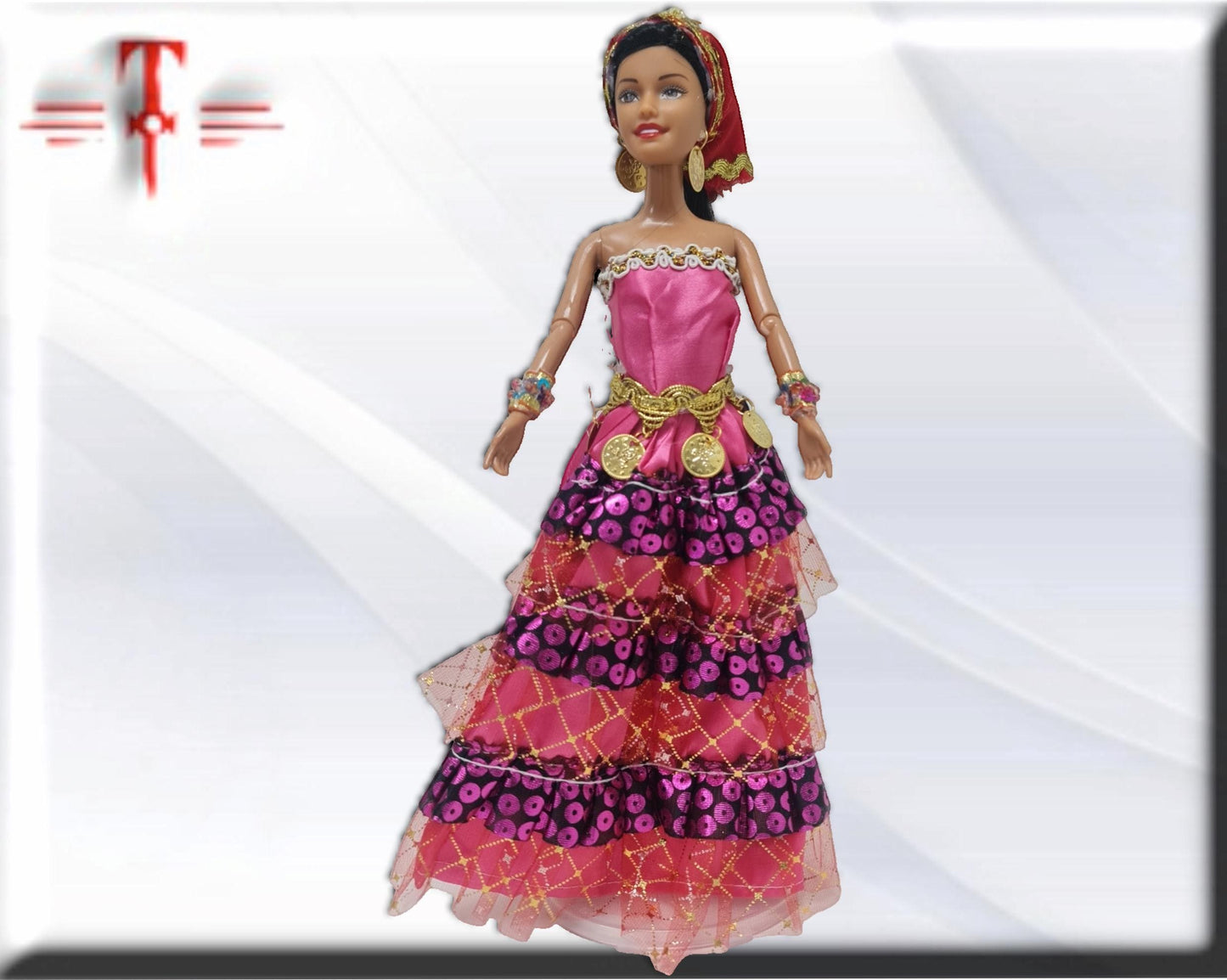 Muñeca Gitana, Zingara , vidente bola cristal , tarot , adivinacion