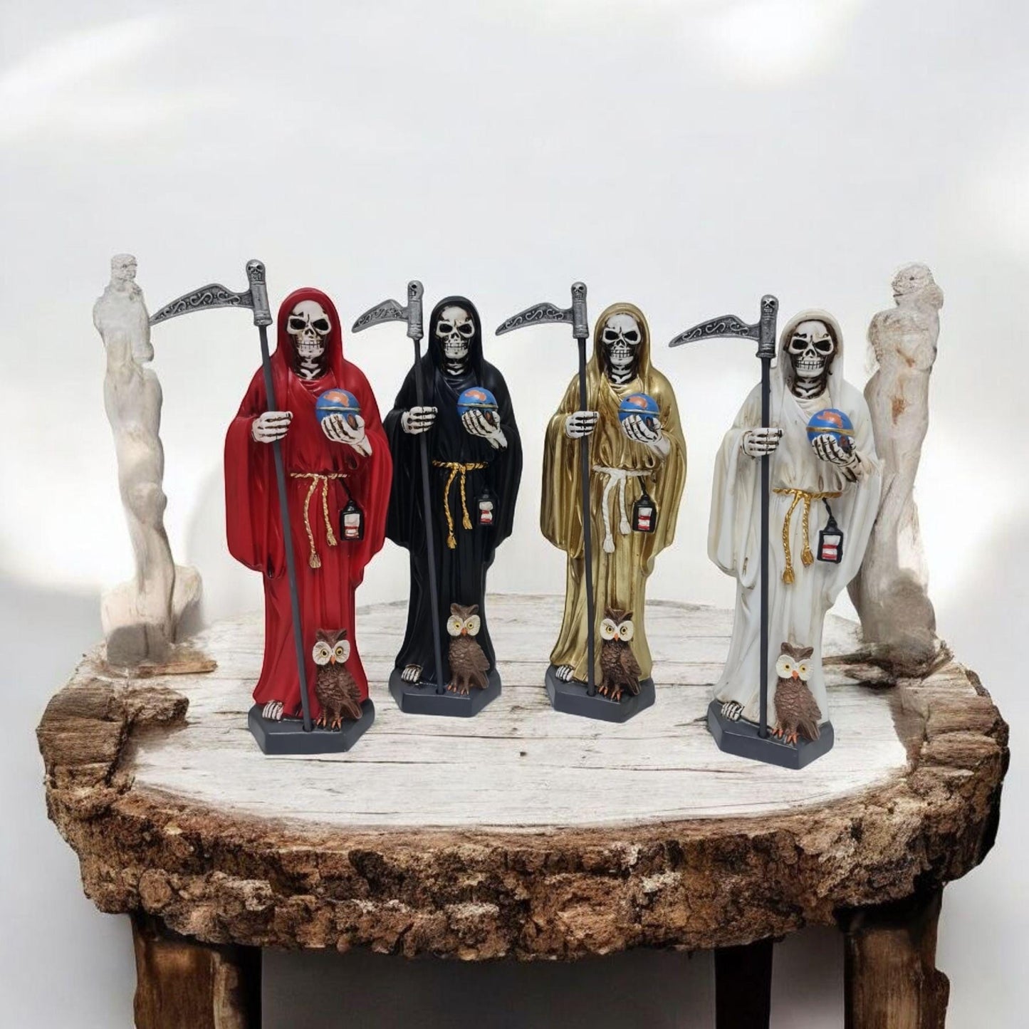 Estatua Santa Muerte 15cm , Santísima Muerte , deidades , mitología