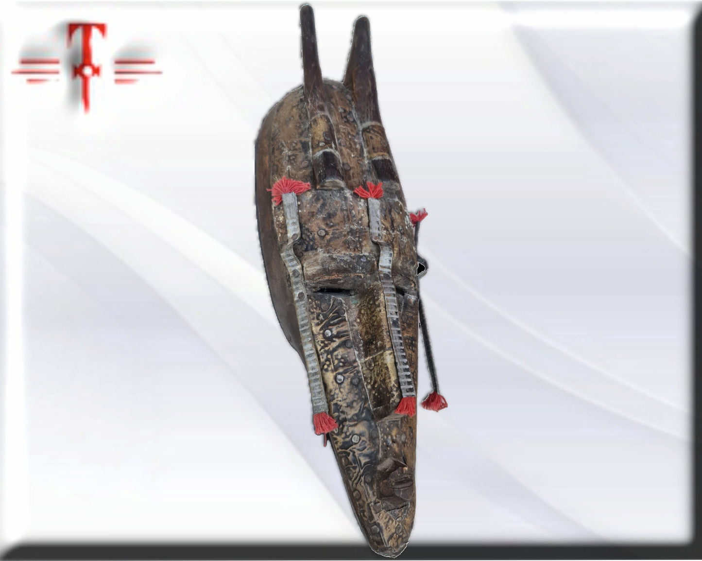 Máscara Bamun Galería arte , antigüedad , artesanías africanas