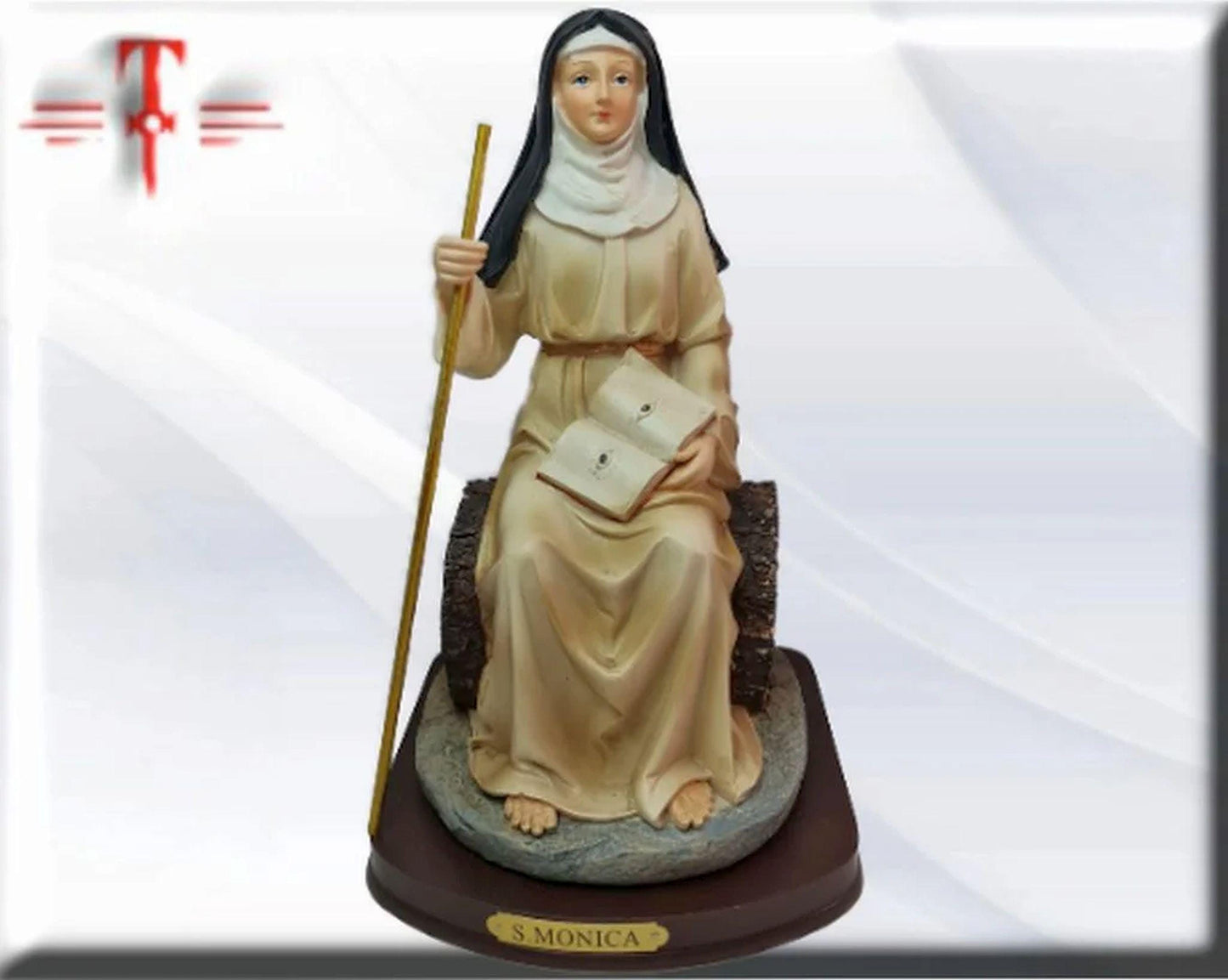Santa Monica. virgenes y santos católicos , productos religiosos