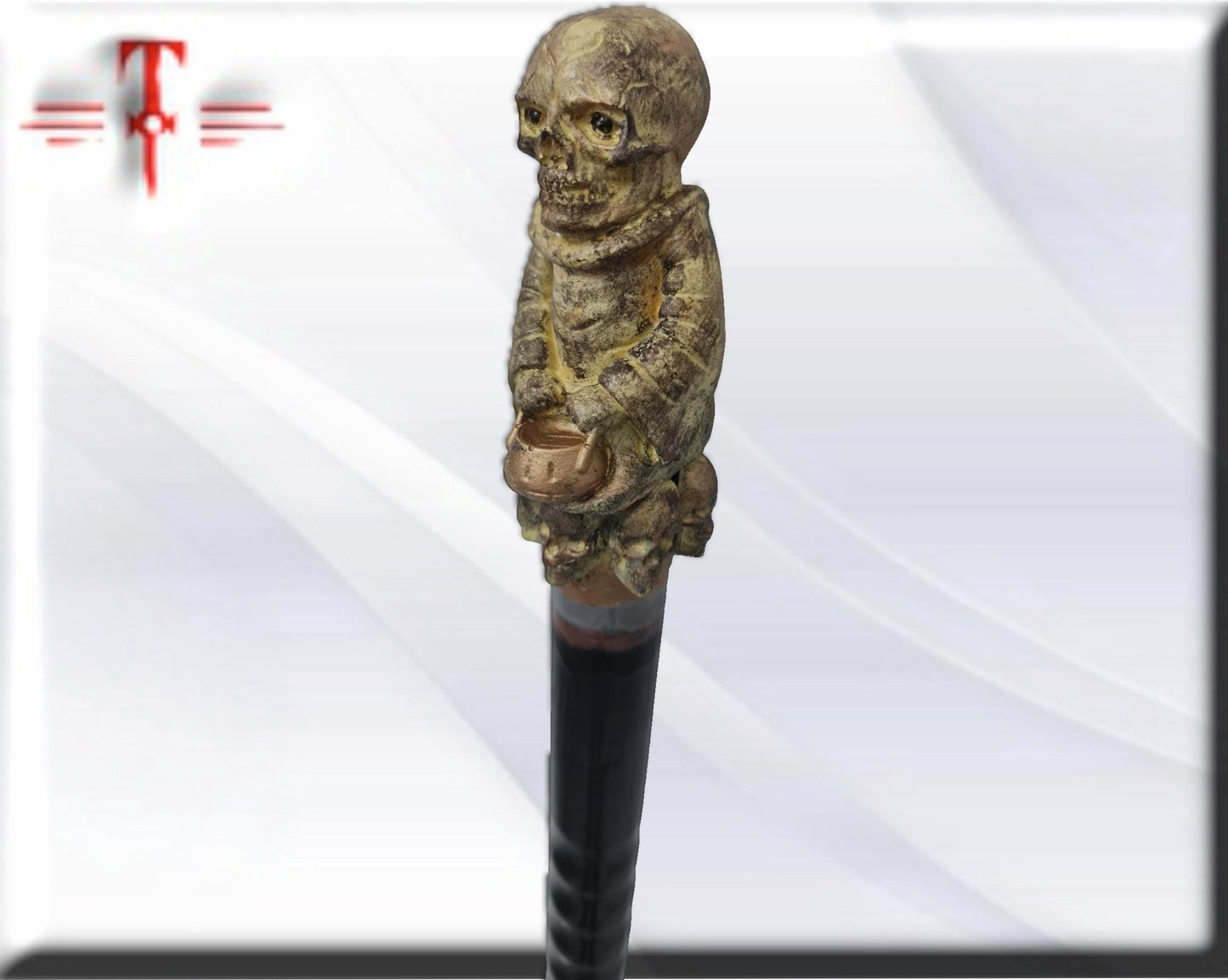 Bastón de carga Eggun , santería , Palo Mayombe , voodoo