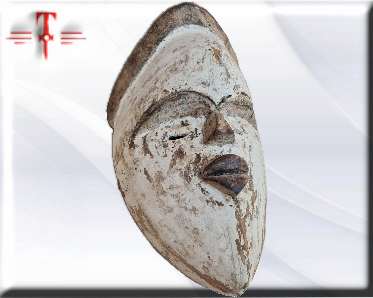 Máscara Galoa Gabon Galería arte , antigüedad , artesanías africanas
