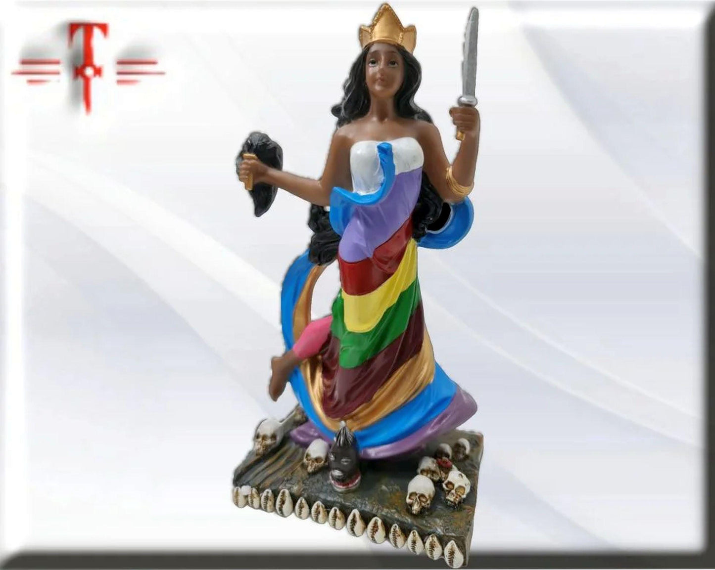 Orisha Oya multicolor , santería , Palo Mayombe , vudu