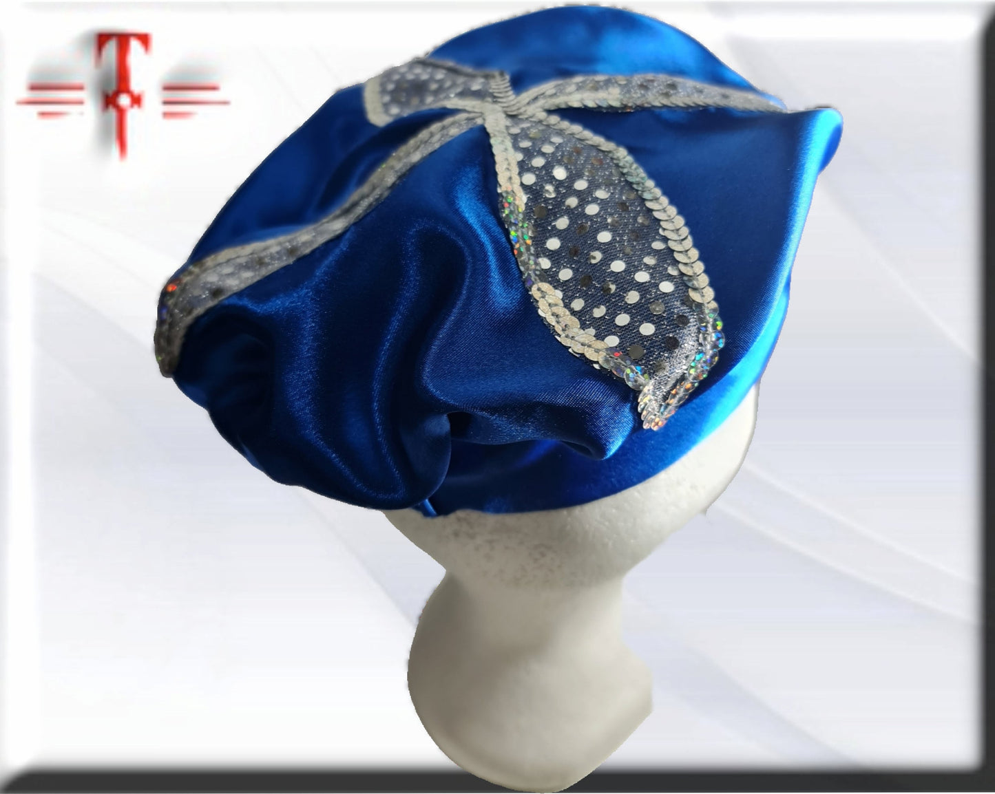 Gorro santeria Orisha Yemayá , ajustable ,