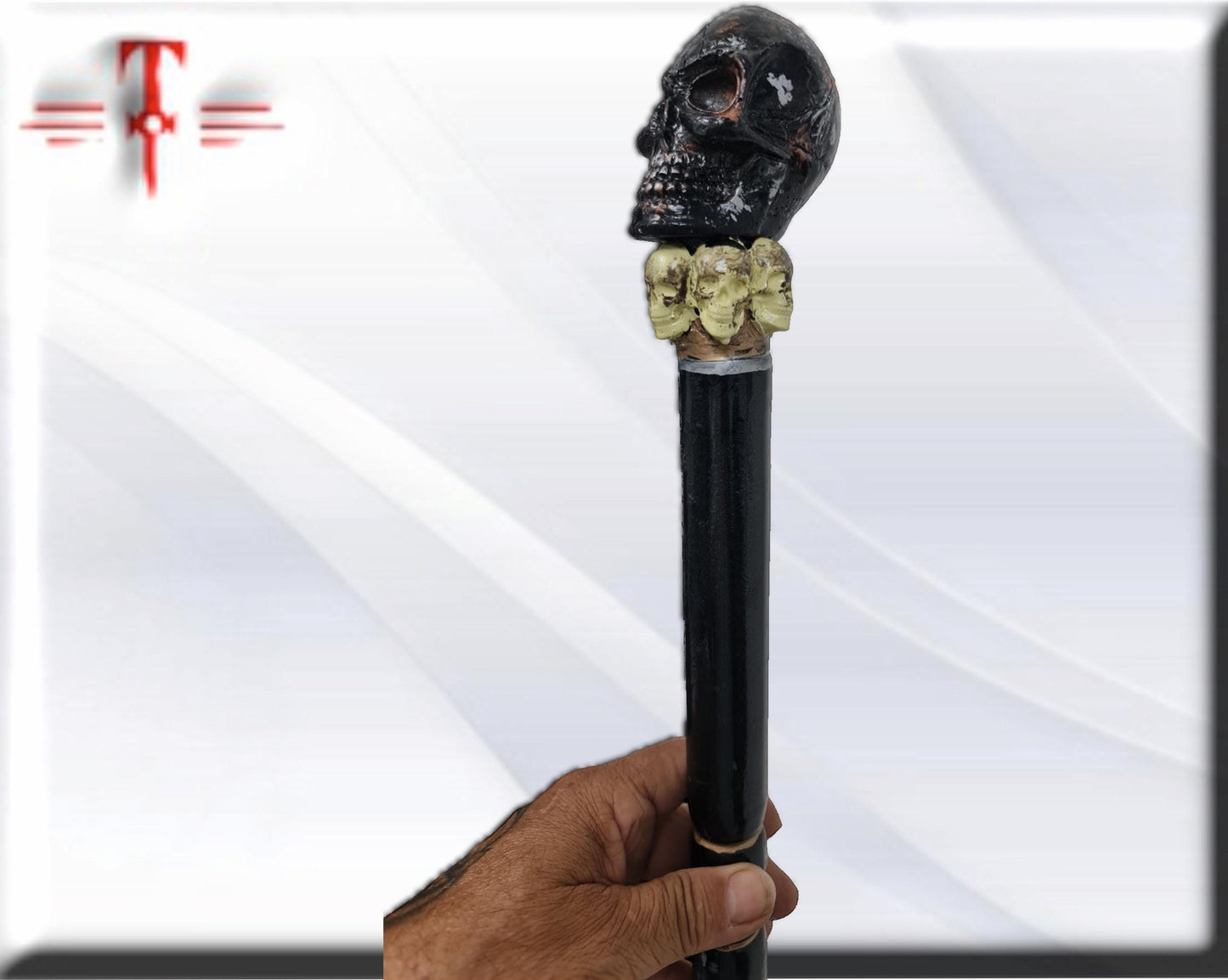 Bastón de carga Eggun , santería , Palo Mayombe , voodoo