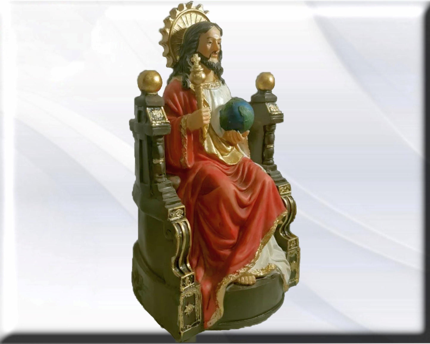 God on the Throne. Catholic Saints and Virgins, Religious products,