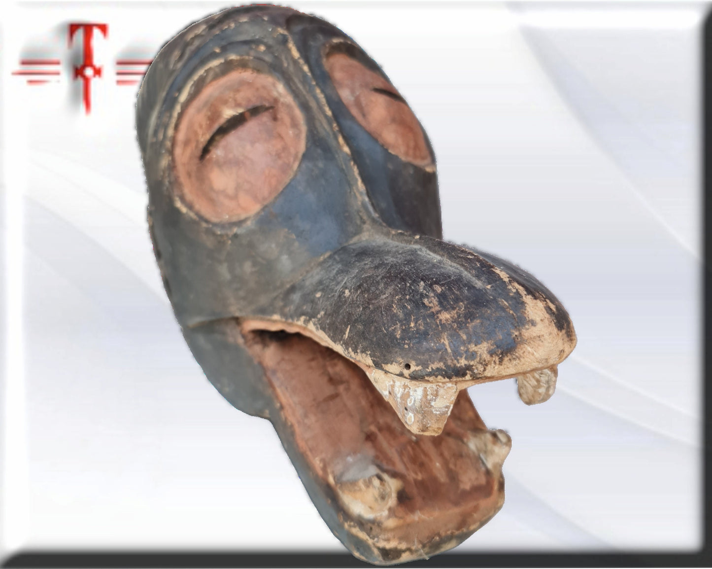 Máscara Mambila Galería arte , antigüedad , artesanías africanas