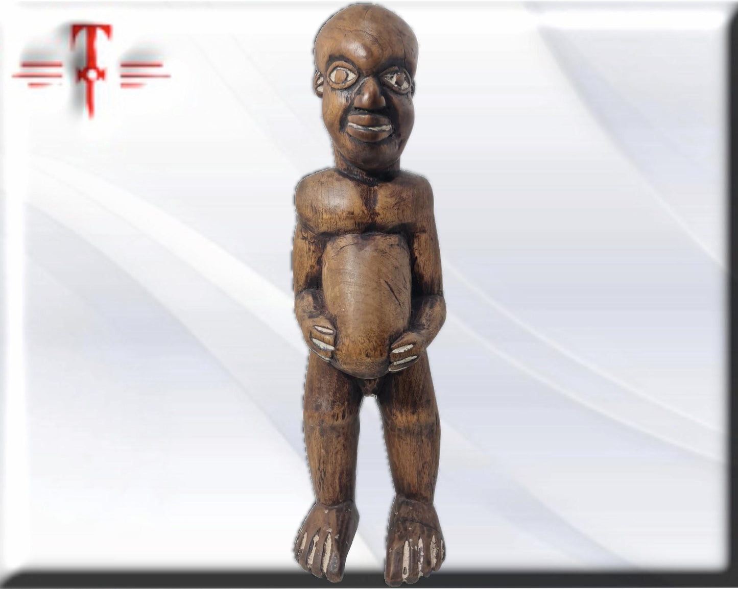 Fetiche Magbetu Congo Tribal , arte Africano , Galería de arte , hecho a mano