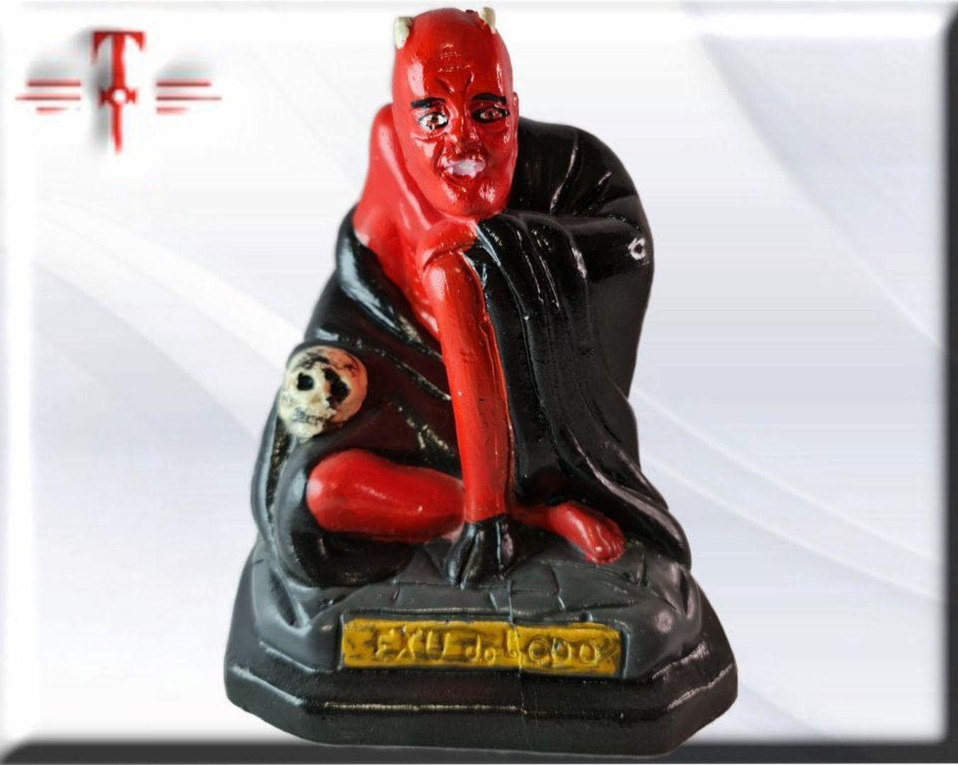 Figura Yeso exu Lodo , Candomble , kimbisa, Umbanda