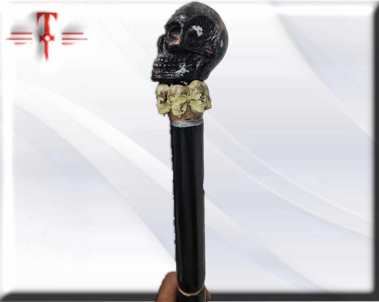 Bastón de carga Eggun , santería , Palo Mayombe , voodoo