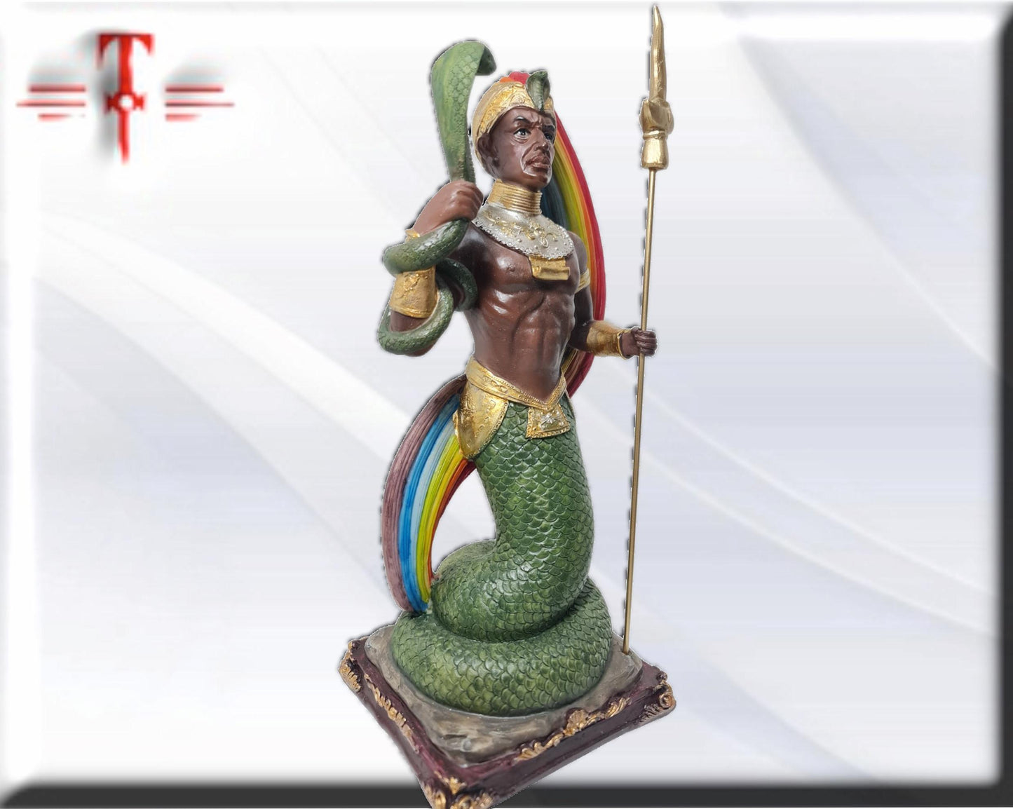 Estatua de Oshumaré con arco iris ,Santería, Candomble , kimbisa, Umbanda