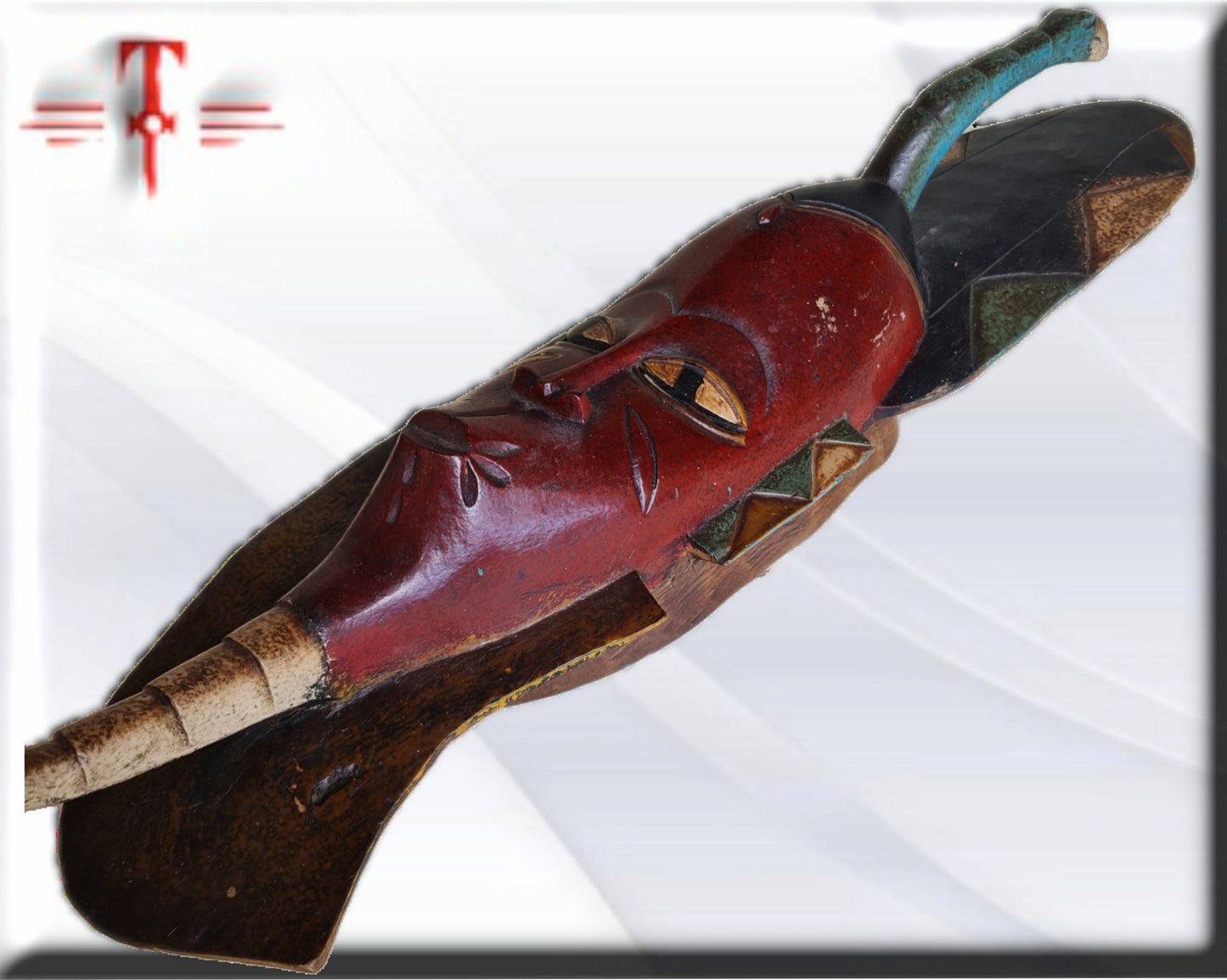 Máscara Igbo Nigeria , arte Africano , galería de arte , antiguo