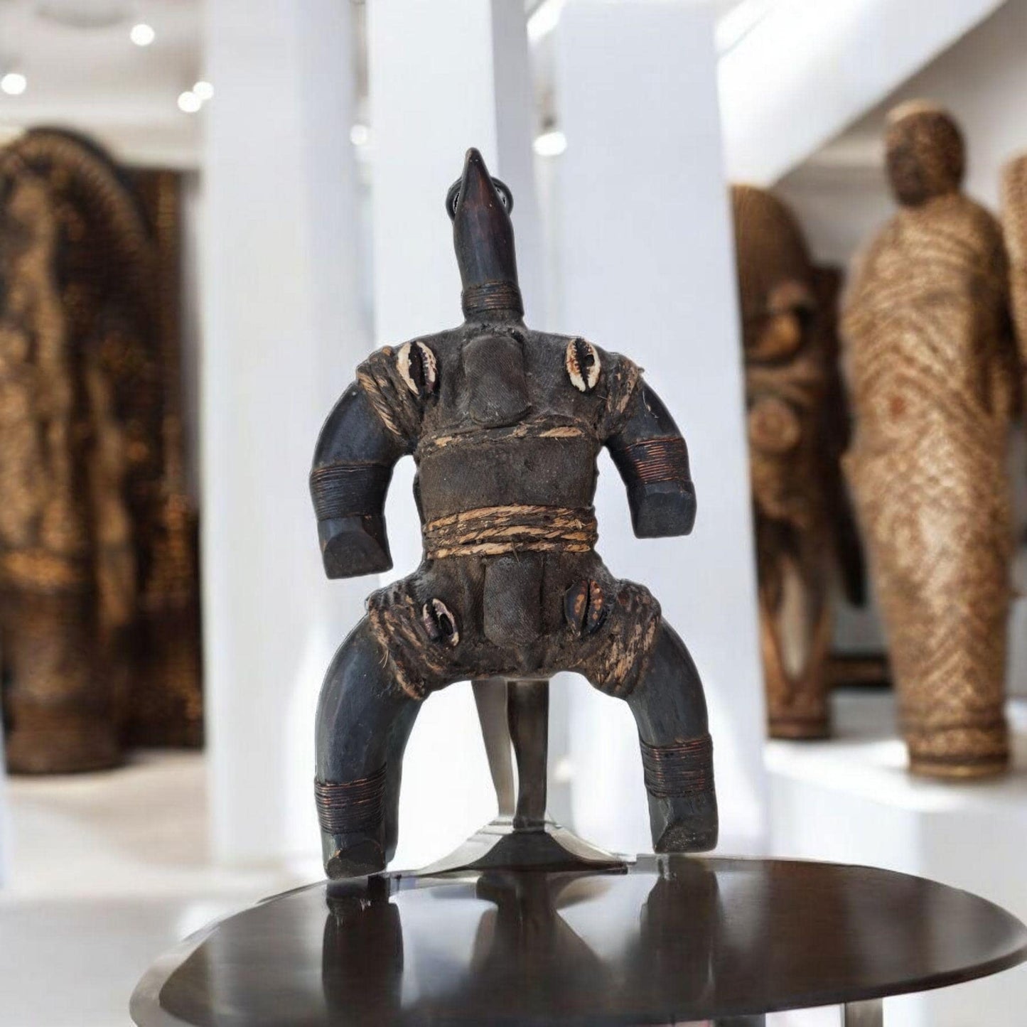 Fetiche Namji Tribal , arte Africano , Galería de arte , hecho a mano , siglo XX