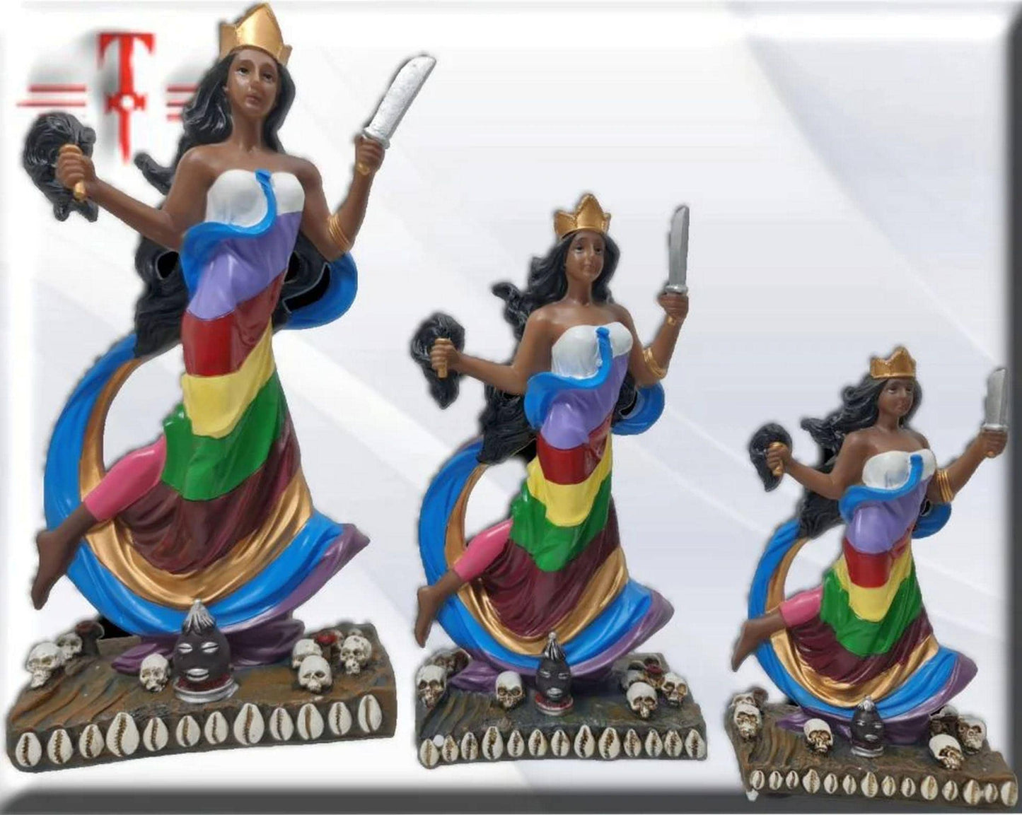Orisha Oya multicolor , santería , Palo Mayombe , vudu