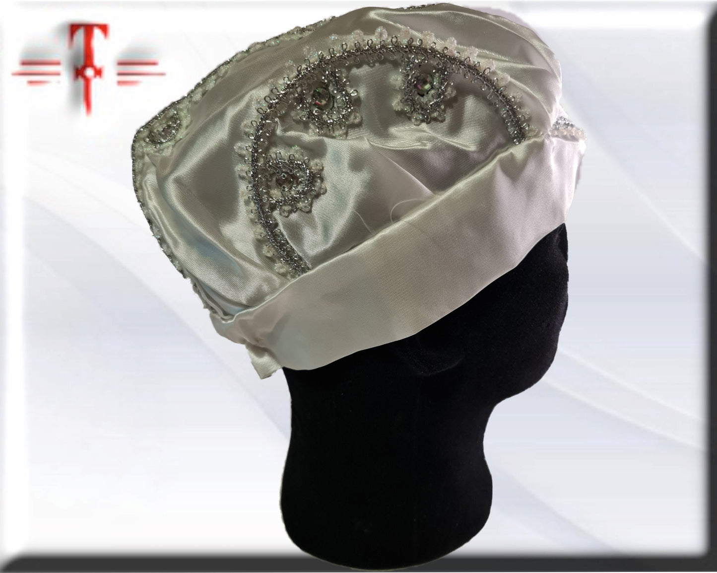 Gorro santeria Orisha Obatalá Gala Yoruba lucumí regla de Oshá