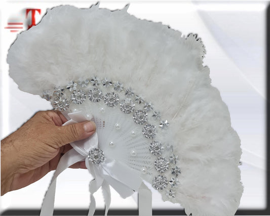 Abanico Orisha Obatala Oxala , santería yoruba lucumí