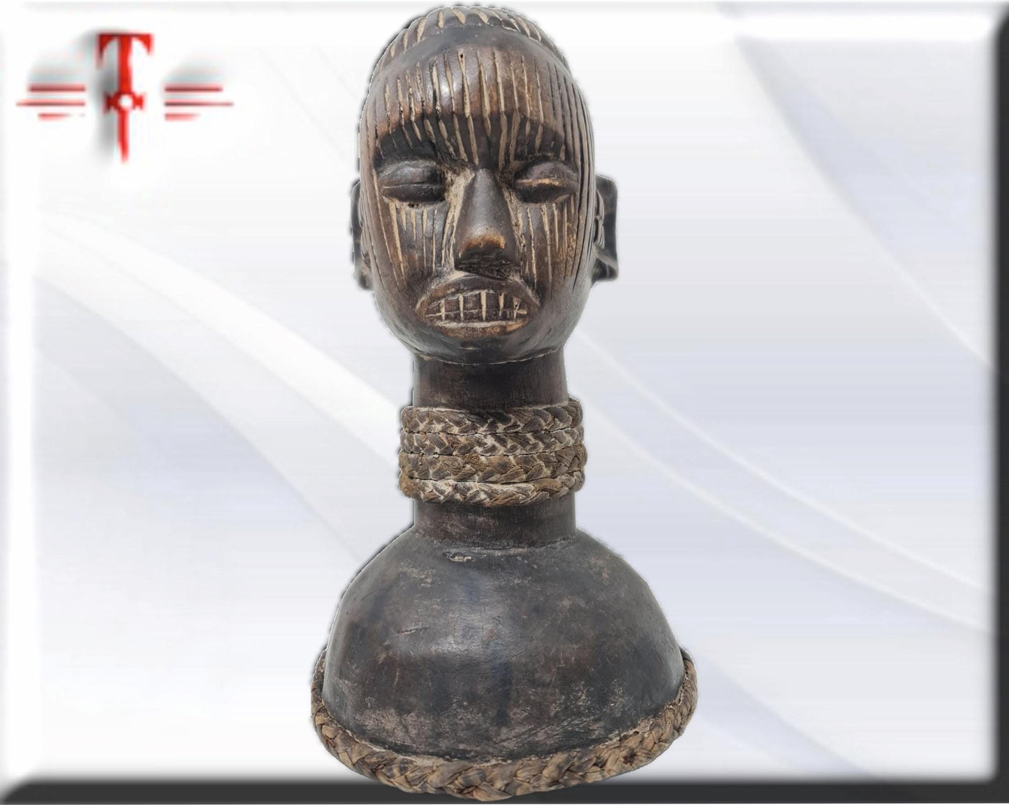 Fetiche africano busto , arte Africano , Galería de arte , hecho a mano
