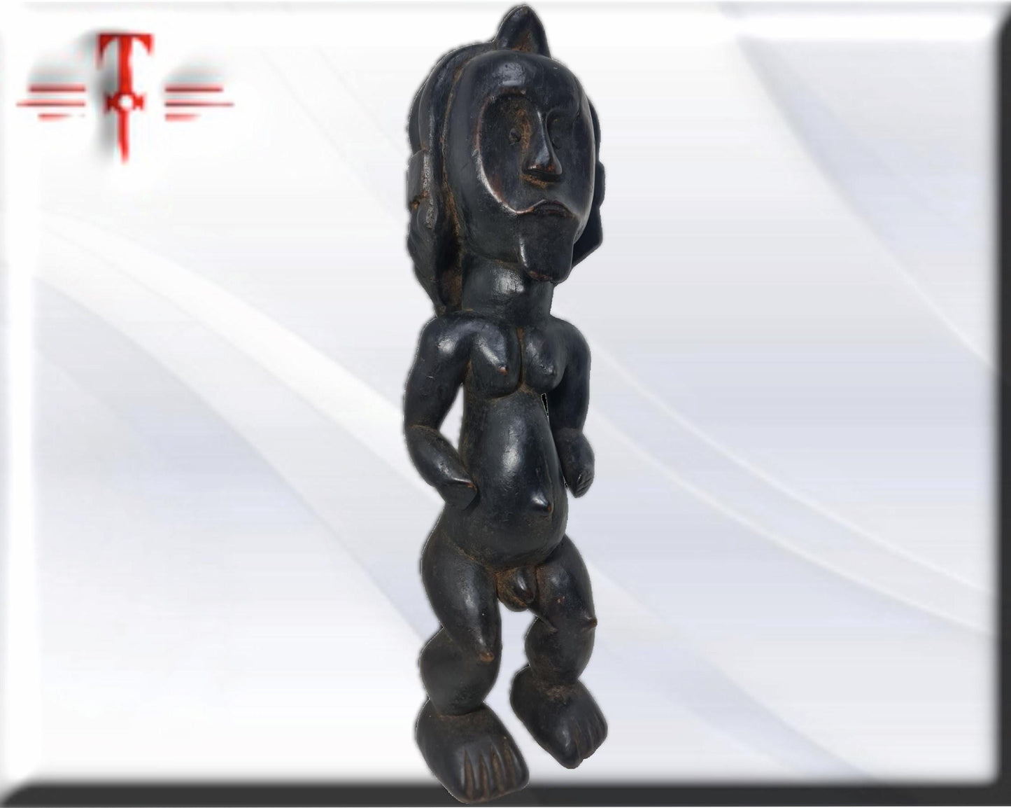Fetiche Magbetu Congo Tribal , arte Africano , Galería de arte , hecho a mano