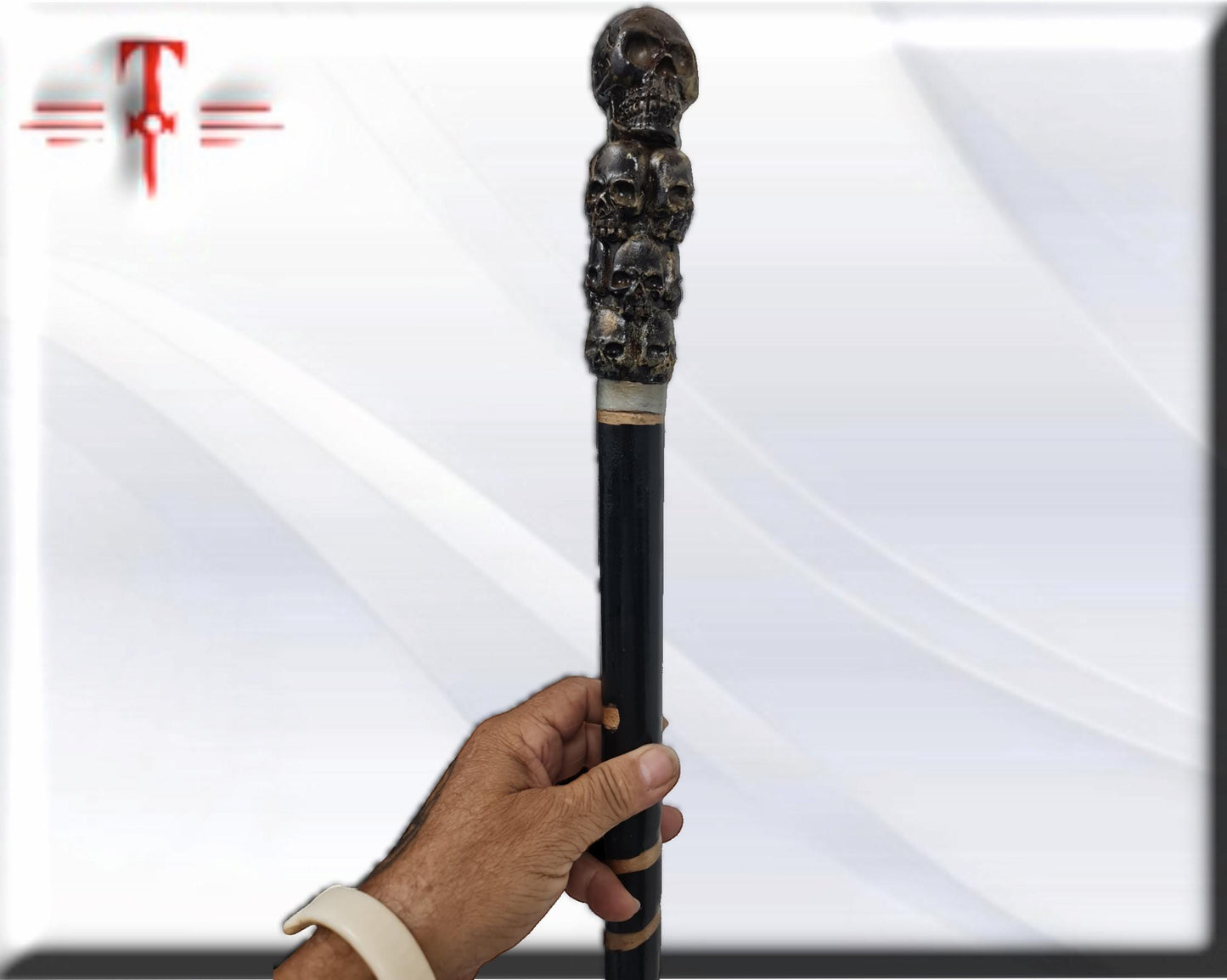 Bastón de carga Eggun , santería , Palo Mayombe , voodoo