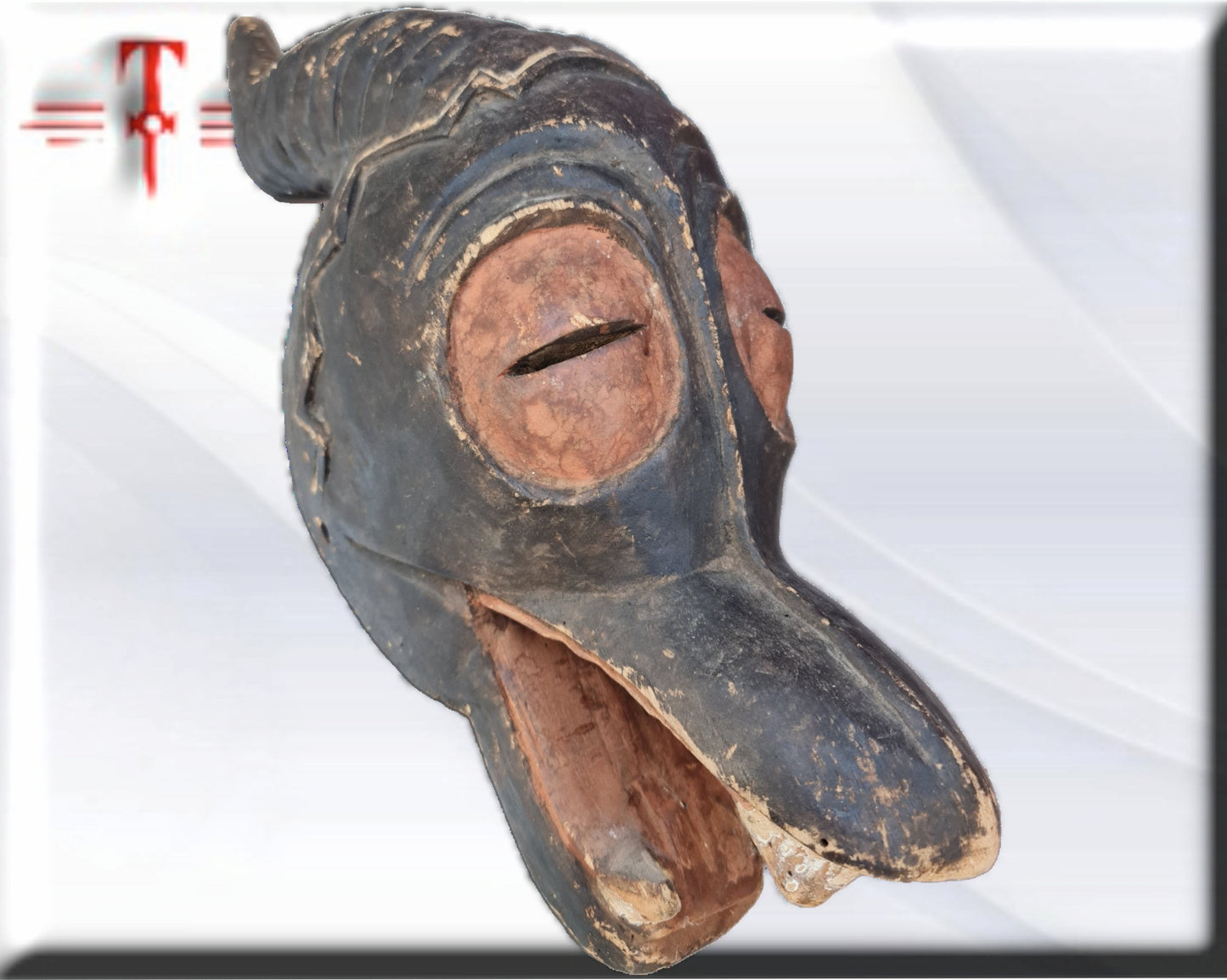 Máscara Mambila Galería arte , antigüedad , artesanías africanas