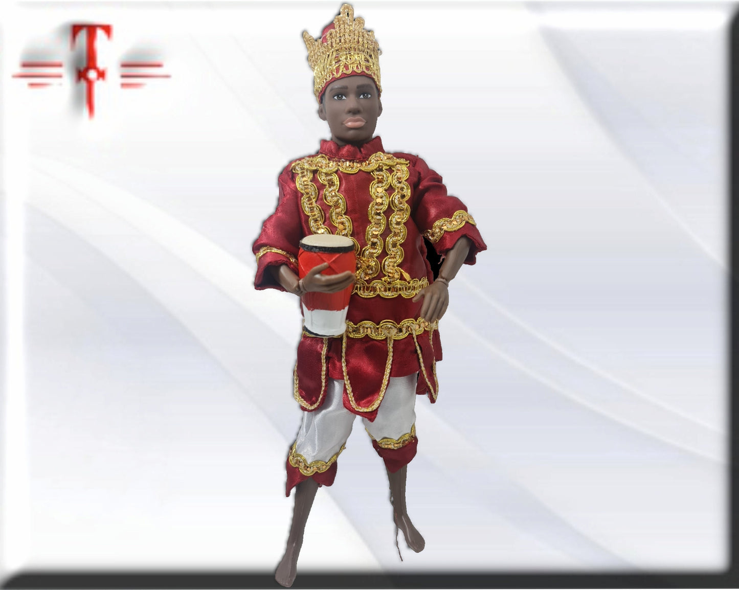 Muñeco Orisha Shangó Dios del Trueno, santería yoruba lucumí