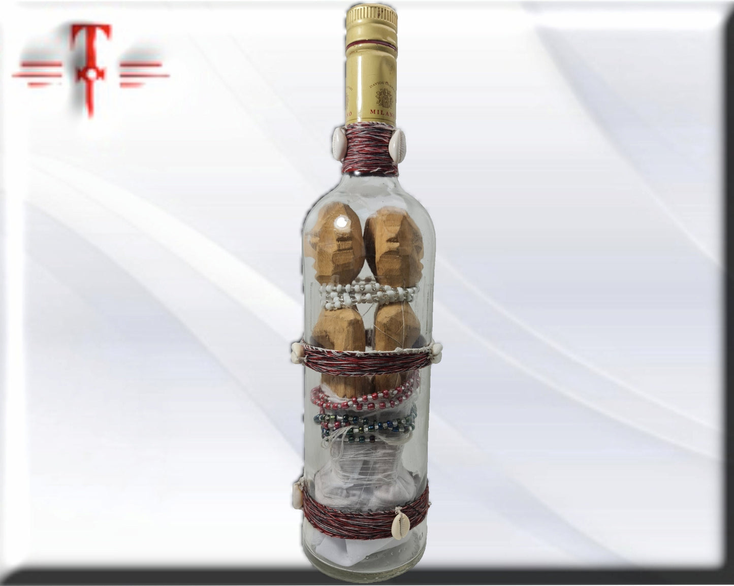 Botella Mágica Secreto de la Protección contra todas las brujerías y maleficios poderoso fetiche, secretos del vodun