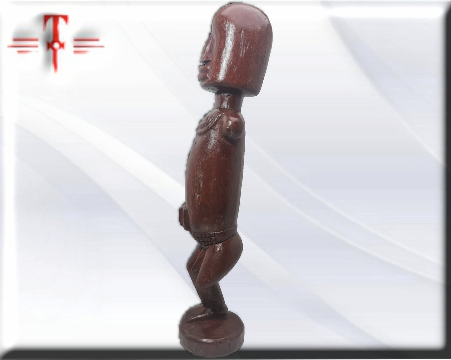 Muñeco Osaín madera - santería , yoruba, lucumí