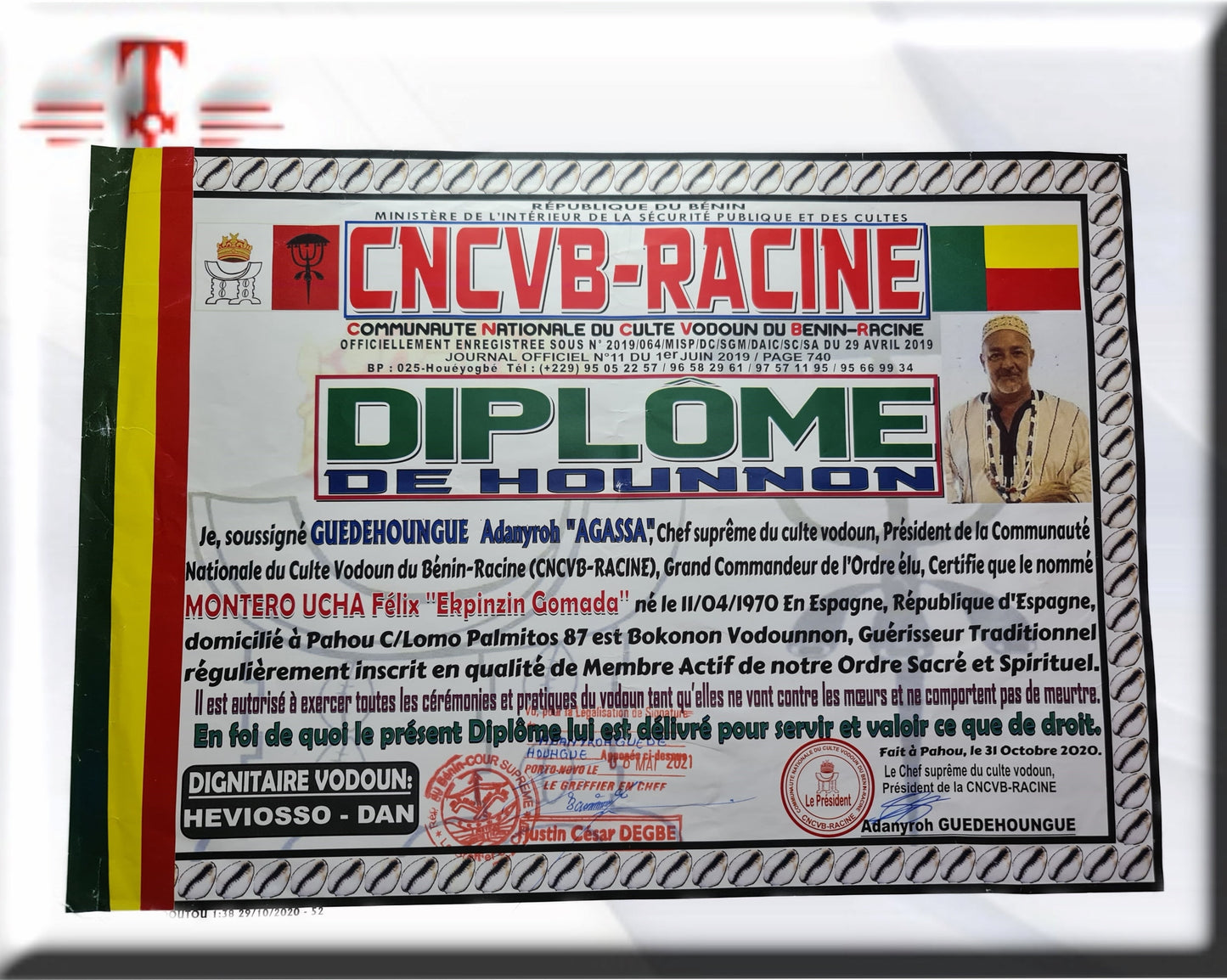 Colgante fetiche protección , amuleto africano , secretos del Vodun
