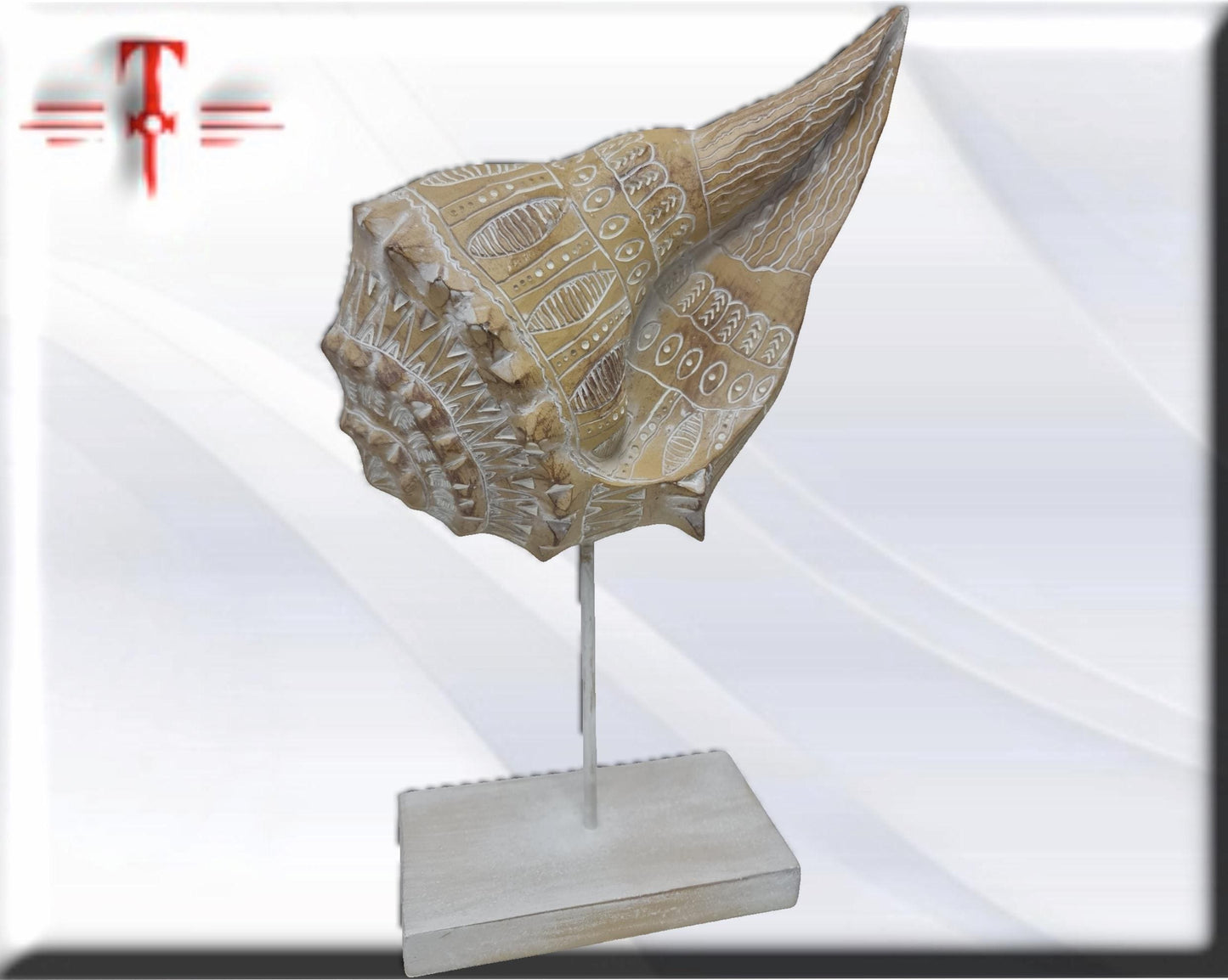 Carved Seashell Mystical Home Decor